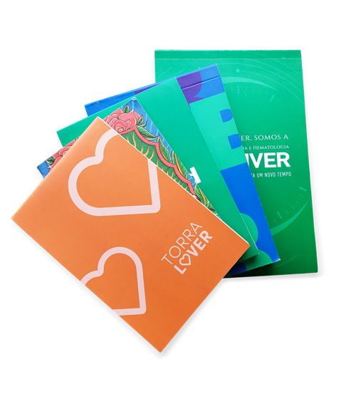 Blocos de anotação coloridos personalizados