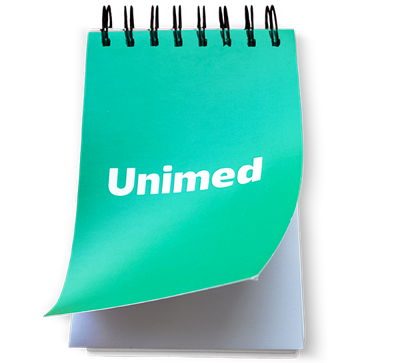 Caderno com espiral personalizado com a logo do cliente
